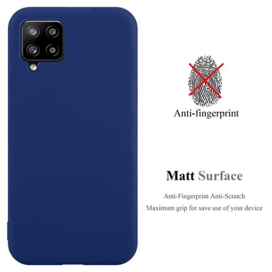 Deksel Samsung Galaxy A42 4G Silikon cover (blå)