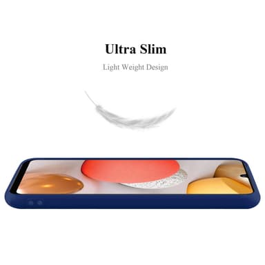 Deksel Samsung Galaxy A42 4G Silikon cover (blå)