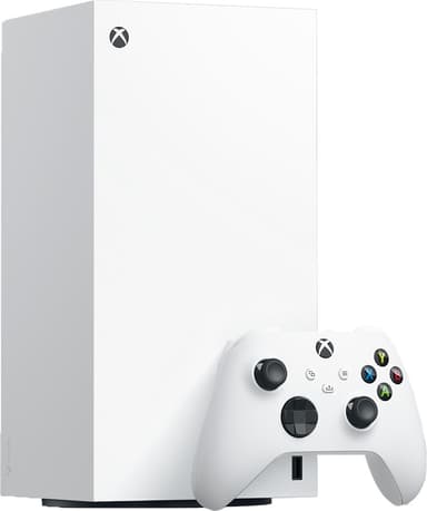 Xbox Series X Digital Edition spillkonsoll (hvit)