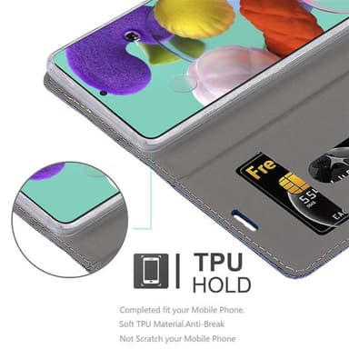 Samsung Galaxy A51 4G / M40s lommebokdeksel etui (blå)