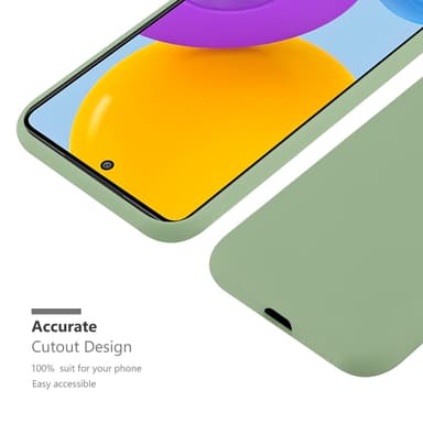 Deksel Samsung Galaxy M52 5G Silikon cover (grønn)