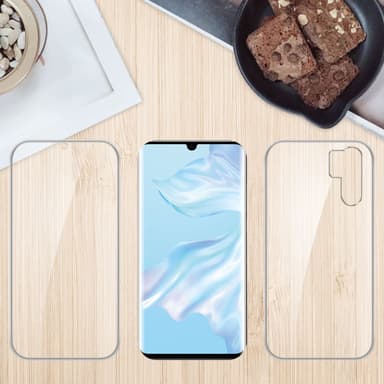 Huawei P30 PRO Deksel 360 Case Cover (gjennomsiktig)
