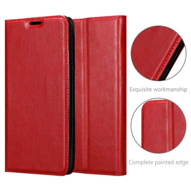 Oppo FIND X lommebokdeksel case (rød)