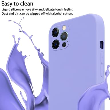Deksel iPhone 12 / 12 PRO med Halskjede (lilla)