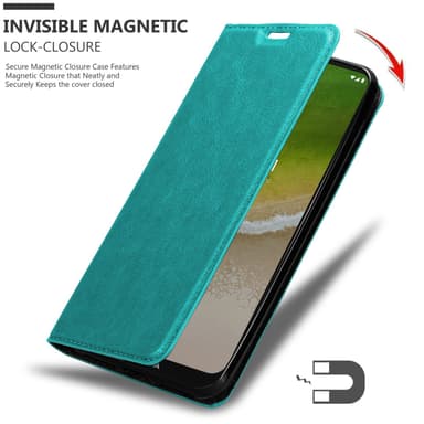 Nokia G50 5G lommebokdeksel case (turkis)
