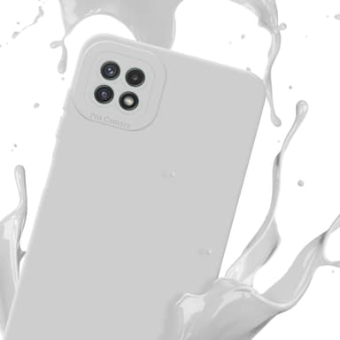 Samsung Galaxy A22 5G Deksel case (hvit)