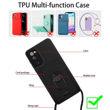 Samsung Galaxy S20 FE Deksel case (Svart)