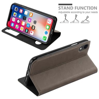 iPhone XR lommebokdeksel cover (brun)