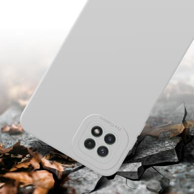 Samsung Galaxy A22 5G Deksel case (hvit)