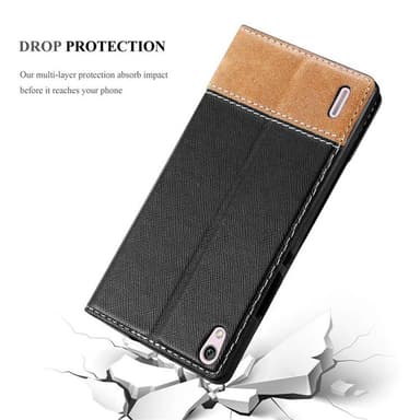 Huawei ASCEND P7 Deksel Case Cover (svart)