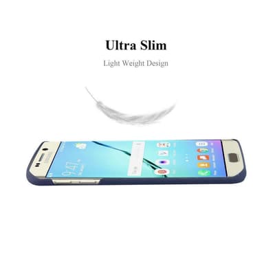 Samsung Galaxy S6 EDGE Hardt Deksel Cover (blå)