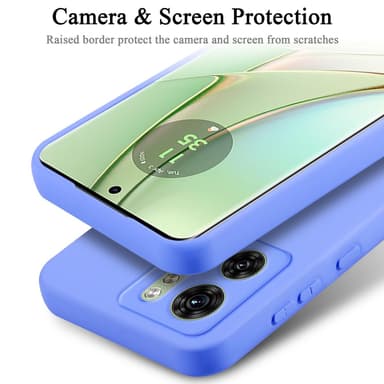 Motorola Edge 40 silikondeksel case (Lilla)