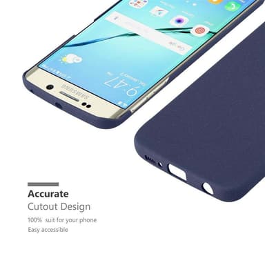Samsung Galaxy S6 EDGE Hardt Deksel Cover (blå)