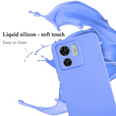 Motorola Edge 40 silikondeksel case (Lilla)