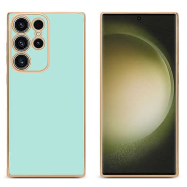 Samsung Galaxy S23 ULTRA silikondeksel case (Grønn)