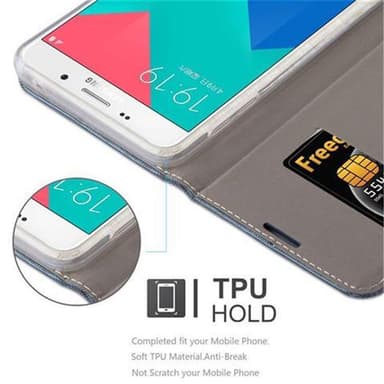 Samsung Galaxy A9 2016 lommebokdeksel etui (blå)