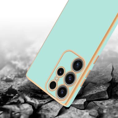 Samsung Galaxy S23 ULTRA silikondeksel case (Grønn)