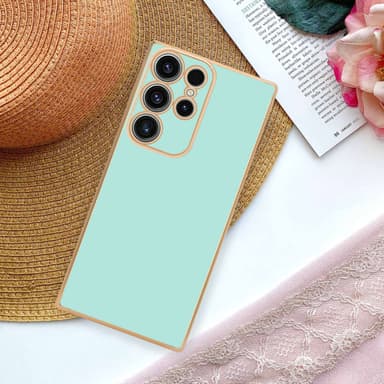 Samsung Galaxy S23 ULTRA silikondeksel case (Grønn)