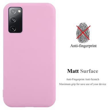 Deksel Samsung Galaxy S20 FE Silikon cover (rosa)