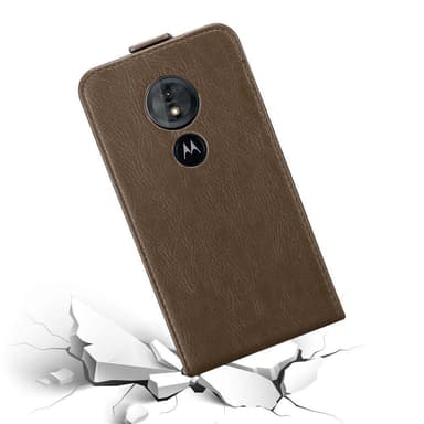 Motorola MOTO E5 / G6 PLAY deksel flip cover (brun)