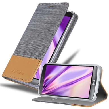 LG G3 STYLUS lommebokdeksel etui (grå)