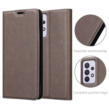Samsung Galaxy A33 5G lommebokdeksel case (brun)