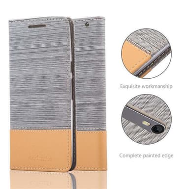 Motorola MOTO X STYLE lommebokdeksel etui (grå)