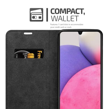 Samsung Galaxy A33 5G lommebokdeksel case (brun)