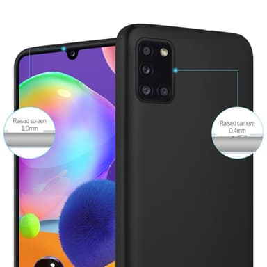 Deksel Samsung Galaxy A31 Case Cover (svart)