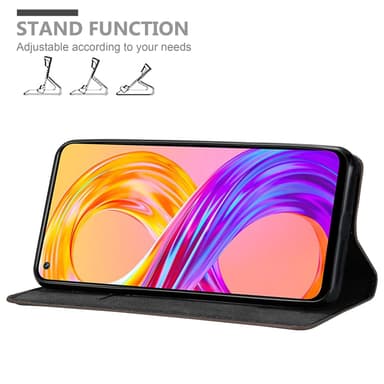Realme 8 4G / 8 PRO lommebokdeksel case (brun)