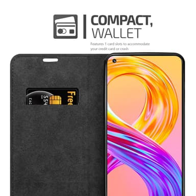 Realme 8 4G / 8 PRO lommebokdeksel case (brun)