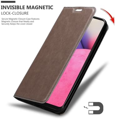 Samsung Galaxy A33 5G lommebokdeksel case (brun)