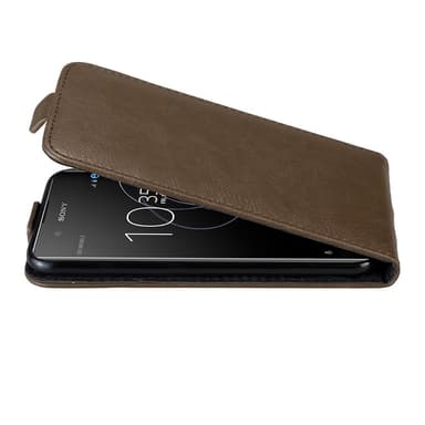 Sony Xperia XA1 PLUS deksel flip cover (brun)