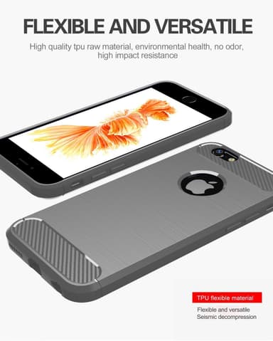 Deksel iPhone 6 / 6S ultra slim (grå)