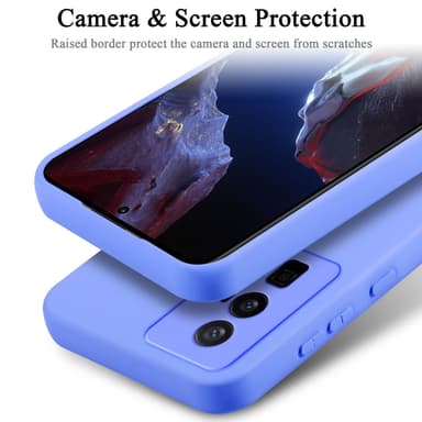 Xiaomi Poco F5 Pro silikondeksel case (lilla)