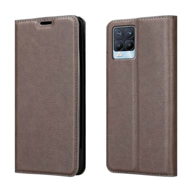 Realme 8 4G / 8 PRO lommebokdeksel case (brun)