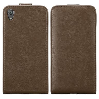 Sony Xperia XA1 PLUS deksel flip cover (brun)