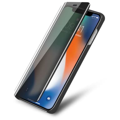 iPhone X / XS lommebokdeksel etui (svart)