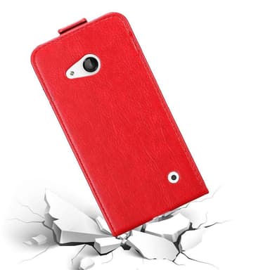 Nokia Lumia 550 deksel flip cover (rød)