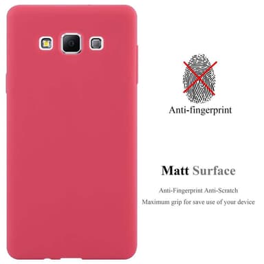 Deksel Samsung Galaxy A7 2015 Silikon cover (rød)