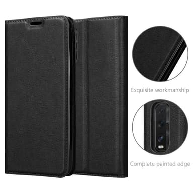 Oppo FIND X2 lommebokdeksel case (svart)