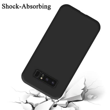 Samsung Galaxy NOTE 8 silikondeksel case (svart)