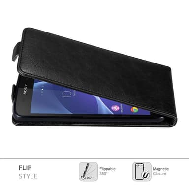 Sony Xperia Z3 deksel flip cover (svart)