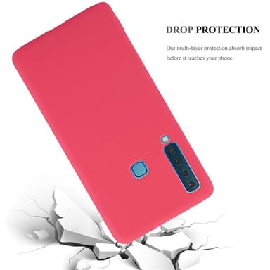 Deksel Samsung Galaxy A9 2018 Silikon cover (rød)