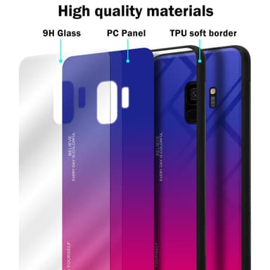 Deksel Samsung Galaxy S9 Case Cover (svart)