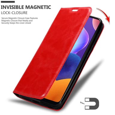 Samsung Galaxy A31 lommebokdeksel case (rød)