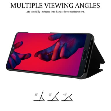 Huawei P20 PRO / P20 PLUS lommebokdeksel etui (svart)