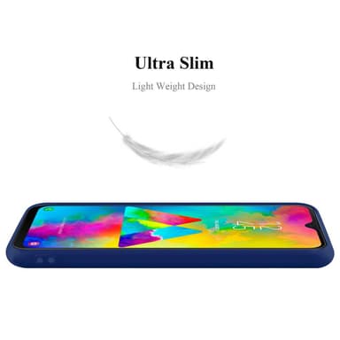 Deksel Samsung Galaxy M20 Silikon cover (blå)