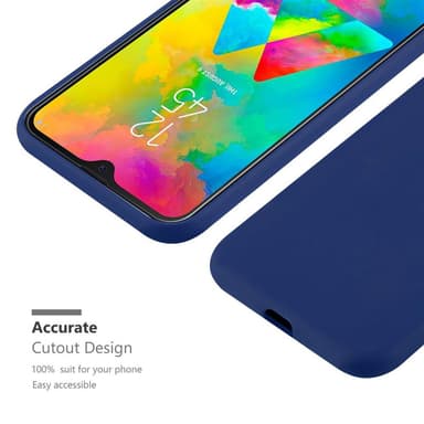 Deksel Samsung Galaxy M20 Silikon cover (blå)