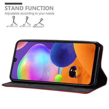 Samsung Galaxy A31 lommebokdeksel case (rød)